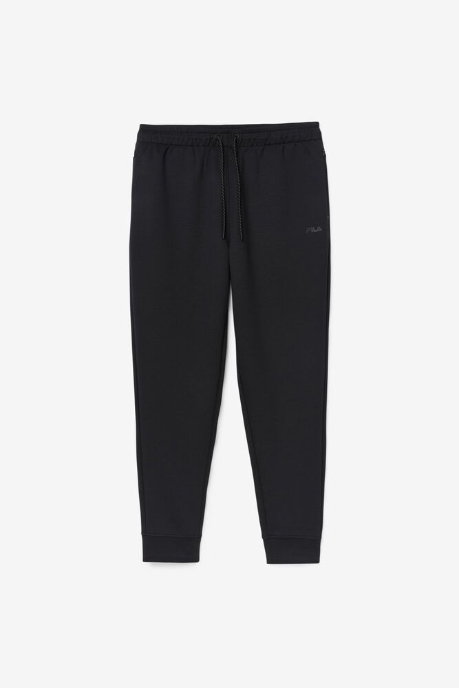 Fila Miesten Housut Himmat Jogger Mustat - HRET-18039